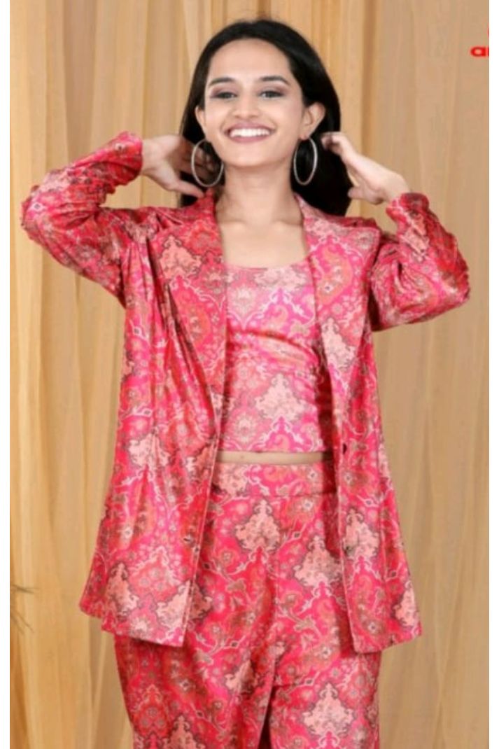 VELVET COORD SET KA-10837 PRINT-4