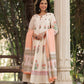Offwhite Peach Hand Block Printed Cotton Anarkali Suit with Kota Dupatta – Women’s Ethnic Wear (M to 3XL)