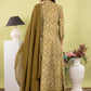 Green Pure Cotton Anarkali Suit Dupatta Set with Kota Doriya | Label Anju Kumar
