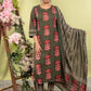 Green Pure Cotton Printed Straight Suit Dupatta Set with Highlight Work | Label Anju Kumar