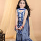 Blue Cotton Printed Sharara Suit with Dupatta – Summer Ethnic Wear for Girls | Label Anju Kumar