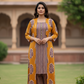 Mustard Printed Muslin Coord Set – Stylish Women’s Ethnic Wear