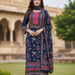 Navy Pure Muslin Printed Straight Suit Dupatta Set – Stylish Women’s Ethnic Wear