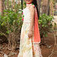 Off-White Cotton Choli with Orange Multicolour Printed Lehenga & Dupatta – Kids Ethnic Wear | Label Anju Kumar