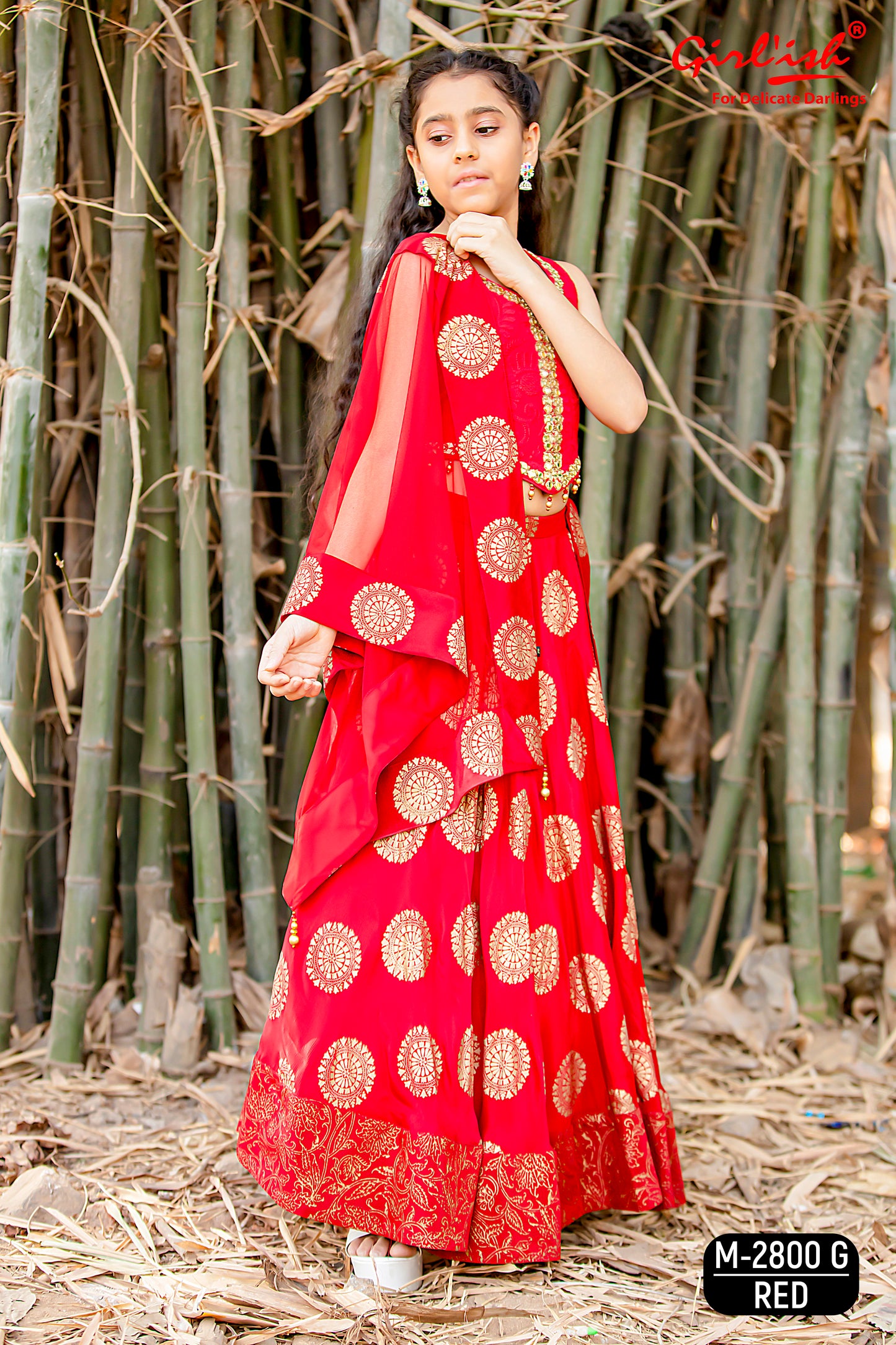 Charming Red Lehenga Choli – A Gorgeous Outfit for Young Fashionistas