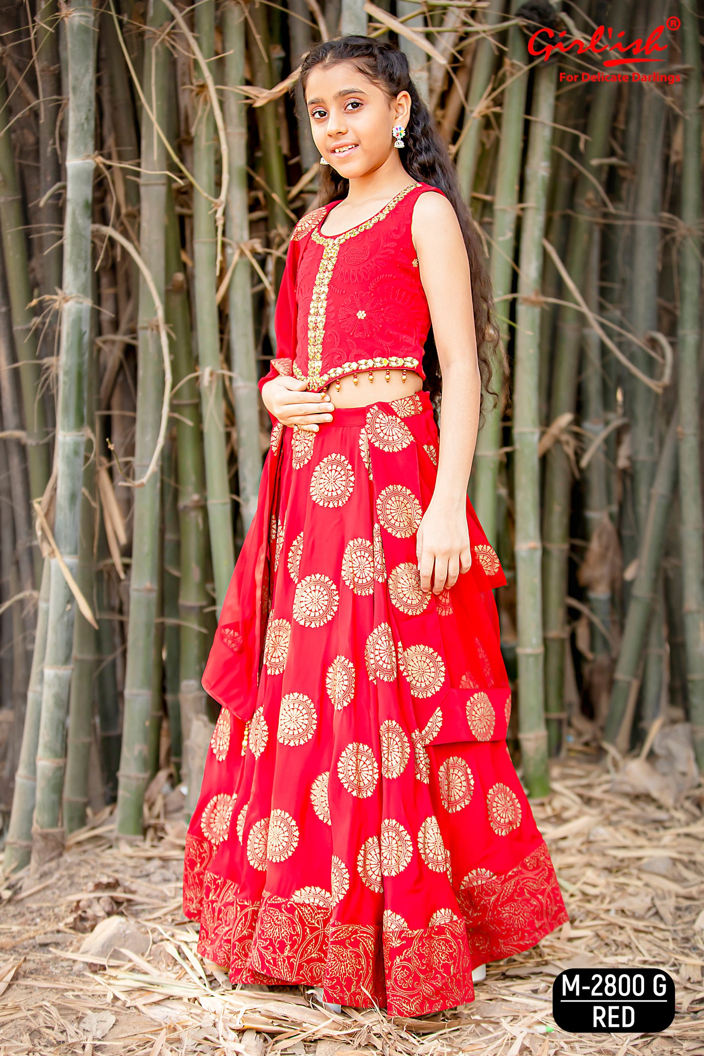Charming Red Lehenga Choli – A Gorgeous Outfit for Young Fashionistas