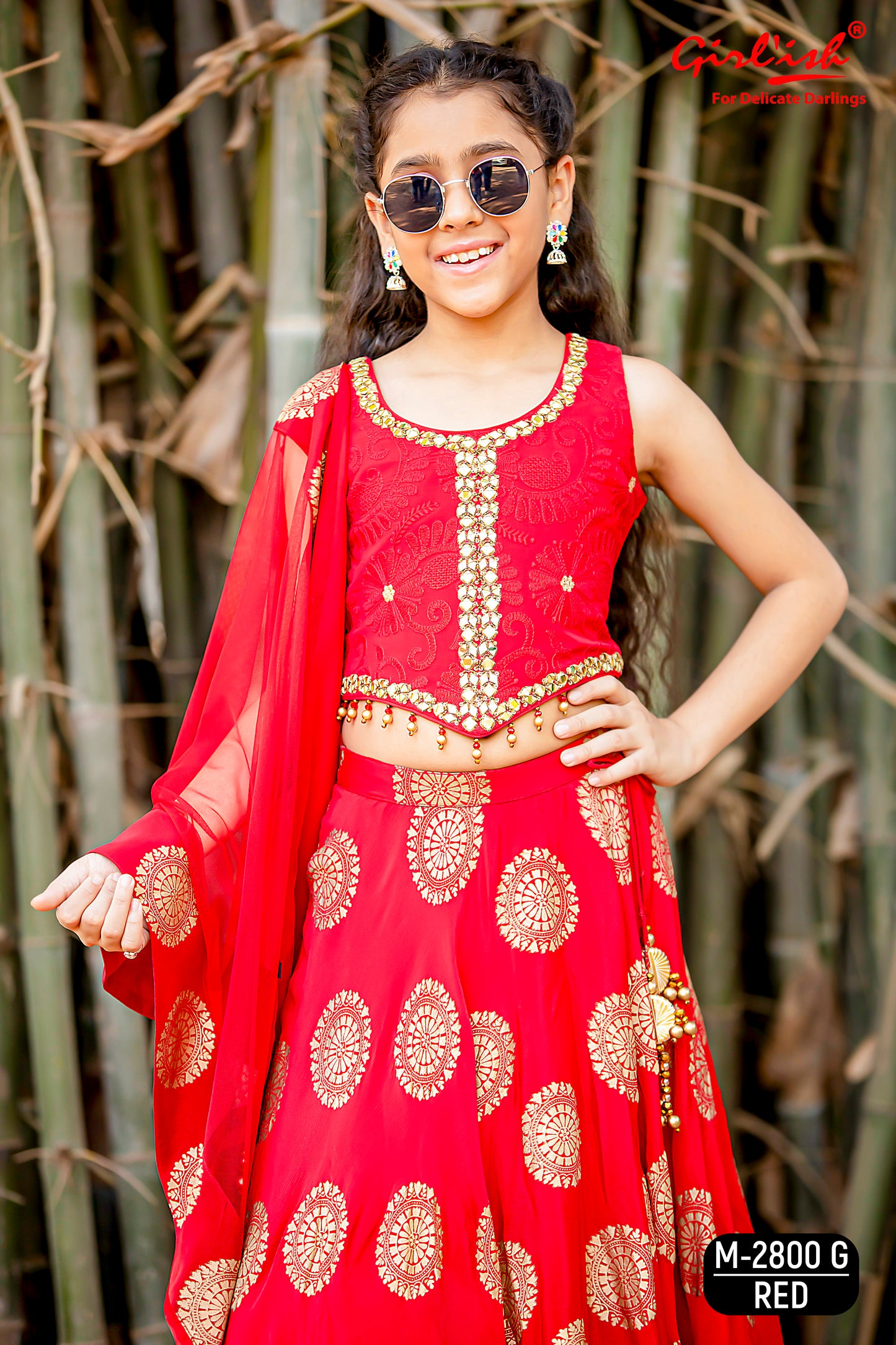 Charming Red Lehenga Choli – A Gorgeous Outfit for Young Fashionistas