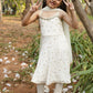 Pure chinon Party wear suit for kids by Label Anju Kumar