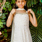 Pure chinon Party wear suit for kids by Label Anju Kumar