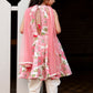 Pink Floral Cotton Dhoti Set with Dupatta – Traditional Ethnic Wear for Girls | Label Anju Kumar