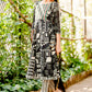 Black Printed Cotton Anarkali Suit Set for Girls with Trouser & Net Dupatta | Thread Embroidery | Ethnic Wear (8–18 Years) – Label Anju Kumar