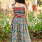 Blue Kalamkari Print Cotton Lehenga Choli Set for Girls with Thread Embroidery & Net Dupatta | Kids Ethnic Wear – Label Anju Kumar