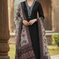Black Muslin Modal Straight Suit with Chanderi Madhubani Dupatta – Women’s Festive Wear