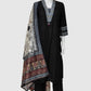 Black Muslin Modal Straight Suit with Chanderi Madhubani Dupatta – Women’s Festive Wear