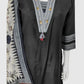 Black Muslin Modal Straight Suit with Chanderi Madhubani Dupatta – Women’s Festive Wear