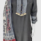 Black Muslin Modal Straight Suit with Chanderi Madhubani Dupatta – Women’s Festive Wear