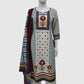Offwhite Ferozi Pure Cotton Printed Straight Suit Dupatta Set