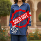 Denim Blue Cotton Lilen Coord Set with Collar Style & Thread Work | Label Anju Kumar