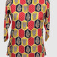 Multi-Colour Print Pure Muslin Short Kurti with Front Zip Opening | Label Anju Kumar