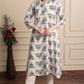 Printed A-Line Kurti with Pockets | Soft Khadi Cotton Ethnic Wear (M–5XL)