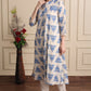 Printed A-Line Kurti with Pockets | Soft Khadi Cotton Ethnic Wear (M–5XL)