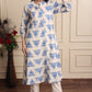 Printed A-Line Kurti with Pockets | Soft Khadi Cotton Ethnic Wear (M–5XL)