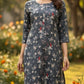 Rayon Straight Fit Printed Kurti with Pocket
