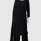 Black Pure Chinon Silk Party Wear Suit with Katdana Handwork – Women’s Ethnic Wear