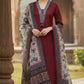 Mehroon Muslin Modal Straight Suit with Madhubani Print Chanderi Dupatta – Women’s Ethnic Wear