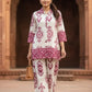 Majinta Chanderi Cotton Ikkat Print Coord Set for Women