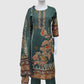 Green Pure Cotton Printed Straight Suit Dupatta Set