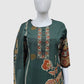 Green Pure Cotton Printed Straight Suit Dupatta Set