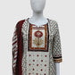 Offwhite Mustard Pure Cotton Printed Straight Suit Dupatta Set