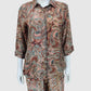 Multicolour Crepe Digital Printed Shirt Style Coord Set with Trousers