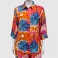 Multicolour Crepe Digital Printed Shirt Style Coord Set with Trousers