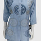 Sky Imported Linen Coord Set with Embroidery Work