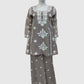 Mouse Mal Chanderi Chikankari A-Line Coord Set