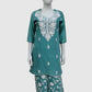 Lylac Mal Chanderi Chikankari Semi Formal Coord Set