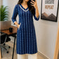 Blue Pure Cotton Printed Long Kurti for Everyday Wear