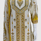 Lemon Pure Cotton Straight Suit Set with Kota Doria Dupatta