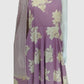 Lilac Pure Cotton Spaghetti Style Suit Dupatta Set