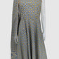 Grey Pure Cotton Anarkali Suit Set with Dupatta
