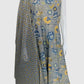 Grey Pure Cotton Anarkali Suit Set with Dupatta