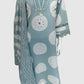 Dusty Blue Pure Cotton Suit Set with Mal Dupatta