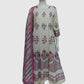 Pink Cotton Anarkali Suit Set with Hand Block Print & Kota Doria Dupatta