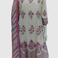 Pink Cotton Anarkali Suit Set with Hand Block Print & Kota Doria Dupatta