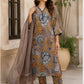 Mouse Pure Cotton Straight Suit Dupatta Set with Malmal Dupatta