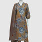 Mouse Pure Cotton Straight Suit Dupatta Set with Malmal Dupatta