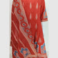 Rust Cotton Anarkali Suit Dupatta Set for Women