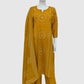 Mustard Pure Cotton Straight Suit Dupatta Set for Women